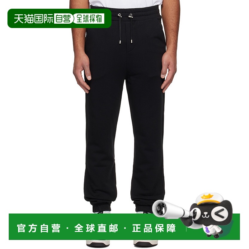1h可退 香港直邮潮奢 Balmain 巴尔曼 男士 黑色 Small Stamp 运
