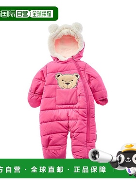 自营Wippette 3D Cute Bear Applique Quilted Pram - pink 美国