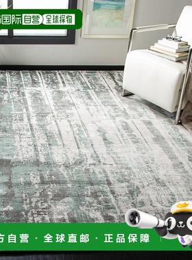 自营safaviehMirage Hand Made Area rug, Silver / Grey Contemp