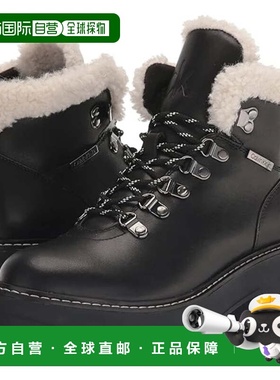 自营Calvin Klein Kristel Boots Women's Black Lug Sole Hiker