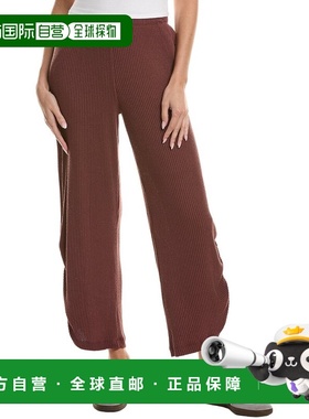 自营Project Social T Sueno Shirred Sweater Rib Pant - brown