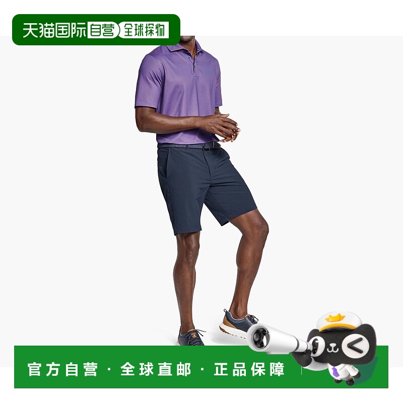 自营johnston & murphyXc4 Performance Gingham Polo In Red/nav