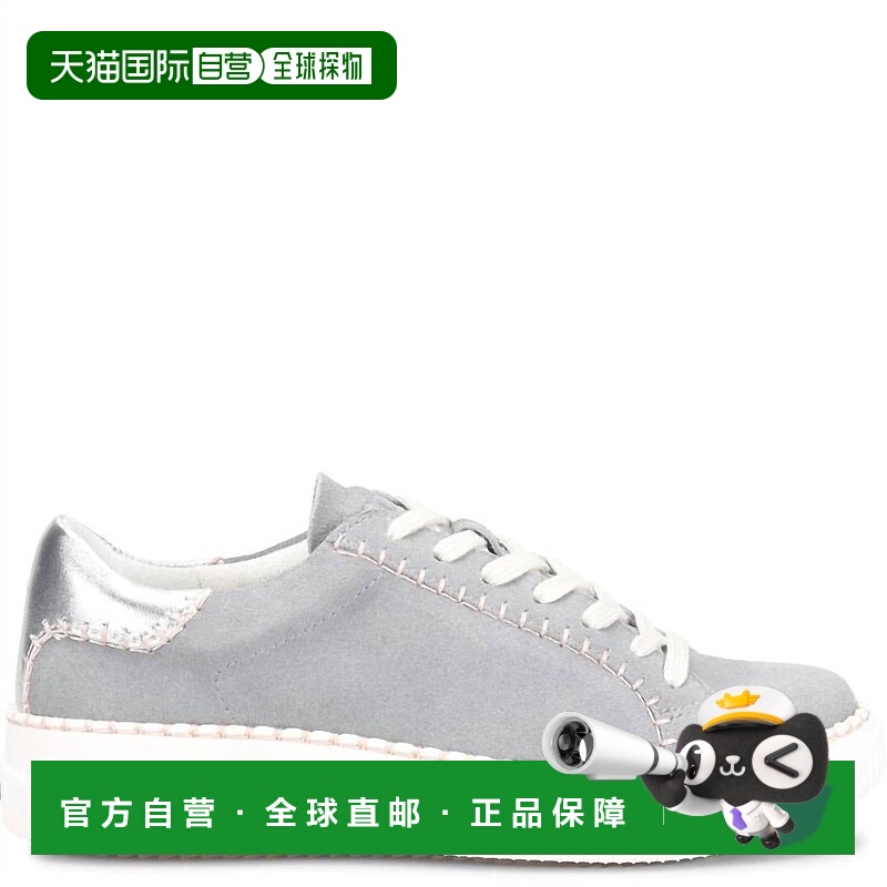 自营sofftWomen's Frazier Lace Up Sneakers In Chambray Silver