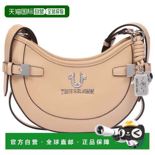 自营true religionBlake光滑PU束带Hobo包-女士人造皮革单肩和斜-