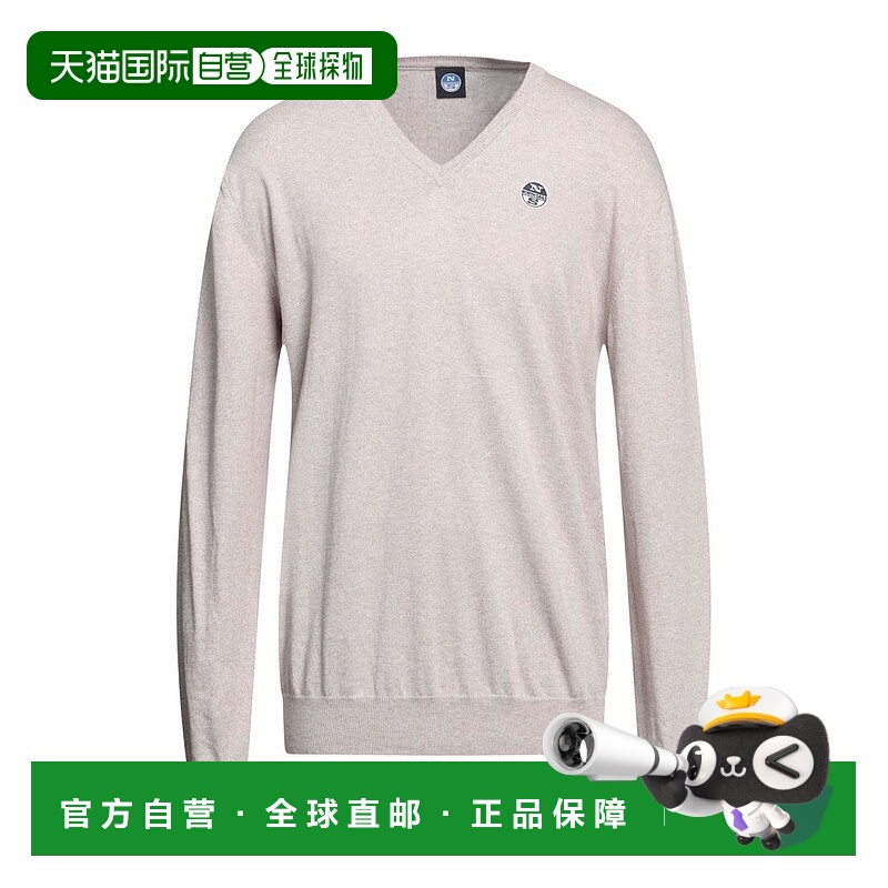 1h可退 【美国直邮】NORTH SAILS 男装卫衣 V领长袖针织衫 100 棉