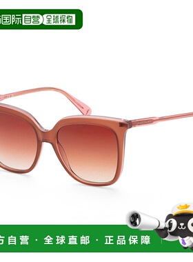 自营Longchamp Women's Brown 53mm Sunglasses - brown 美国奥莱