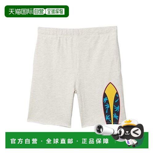 自营Kids Appaman Adaptive Shorts Heather Gray Elastic Waist