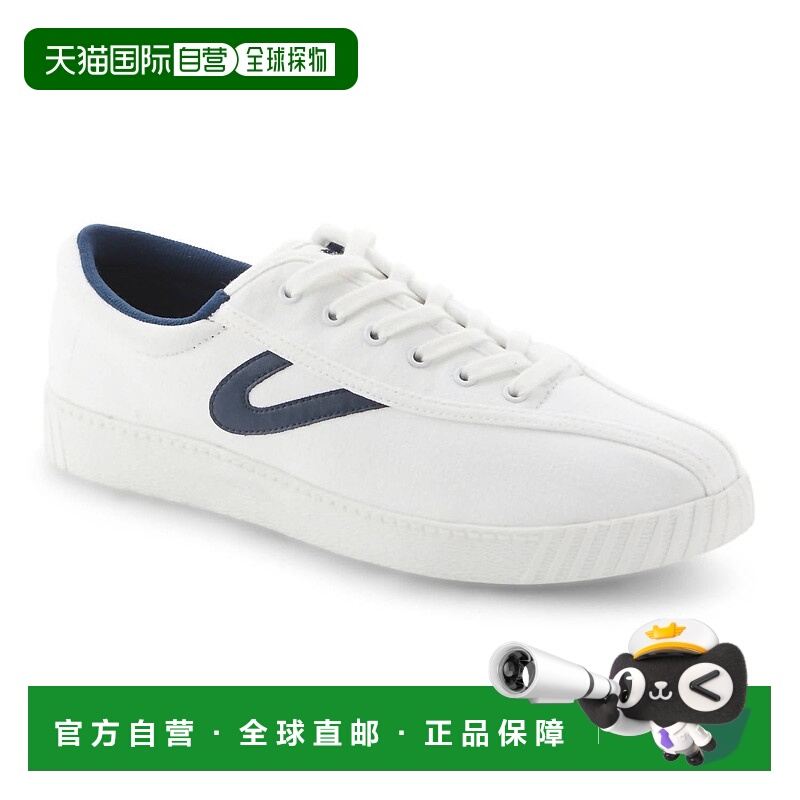 自营tretorn白色海军蓝女式Nylite Plus帆布 美国奥莱直发
