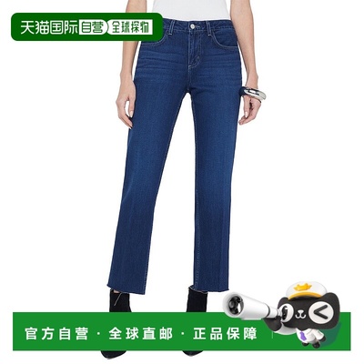 自营L'AGENCE Mirlana Low-Rise Stovepipe Harlan Straight Leg