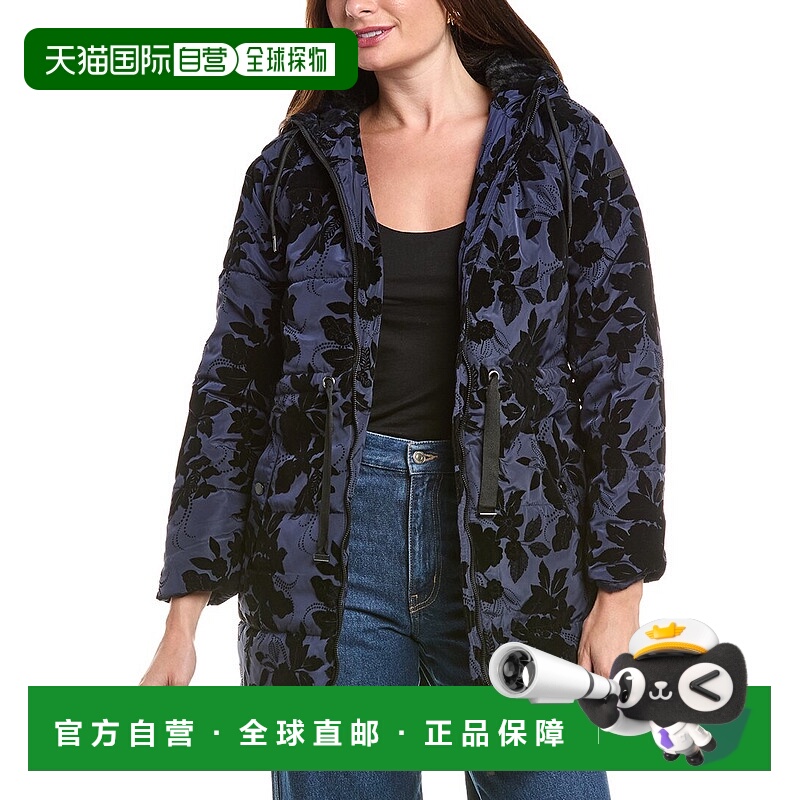 自营Nicole Miller Memory Twill Ribbon Coat 美国奥莱直发外套