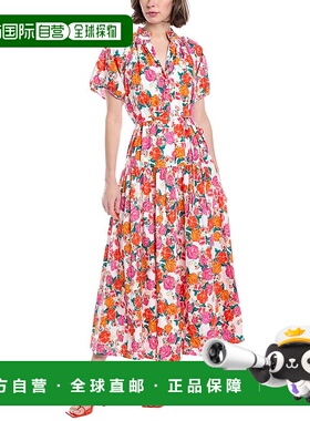 自营 Hermoza Pia Midi连衣裙-红色 美国奥莱直发