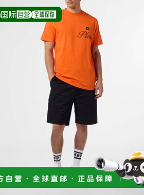 自营philipp plein圆领t恤签名-橙色 美国奥莱直发