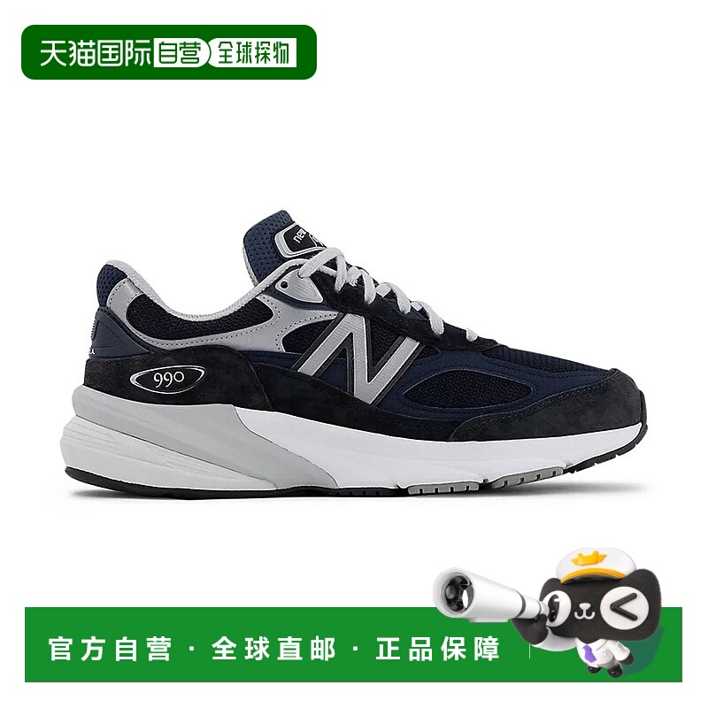 自营Mens M990Nv6 New Balance 990 V6_Navy/White/Grey - blue