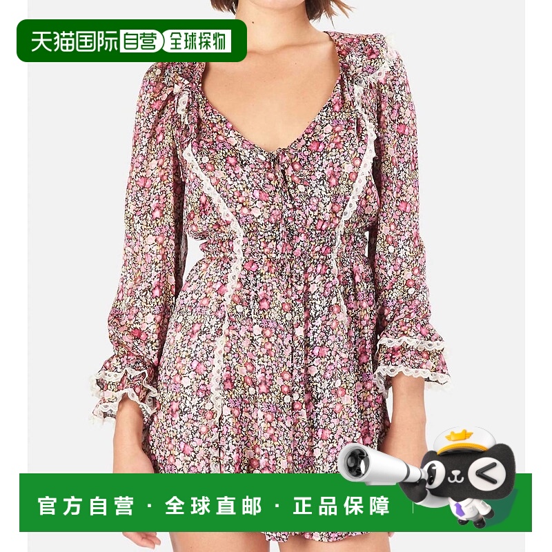 自营for love & lemonsGrace Mini Dress In Multi - multi 美国
