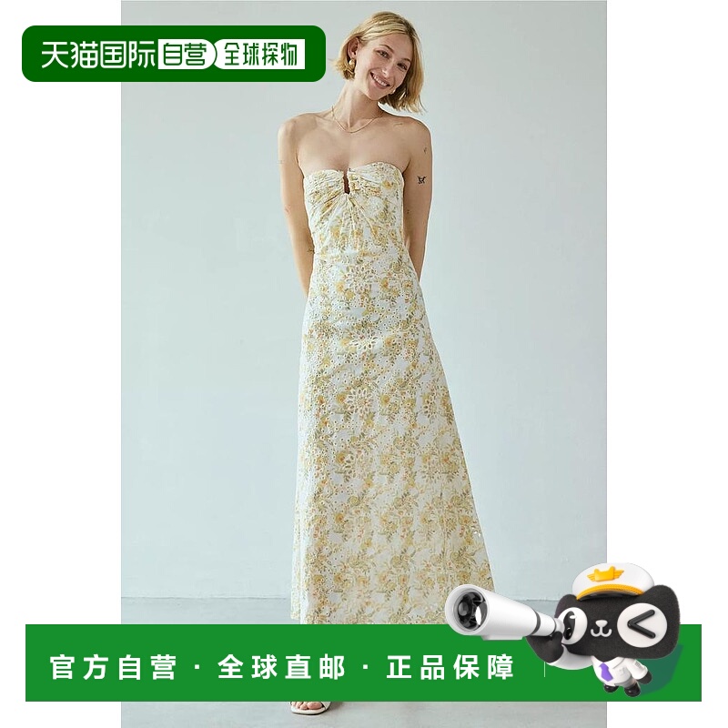 【美国直邮】bardot 女士 连衣裙蕾丝紧身印花长款长裙