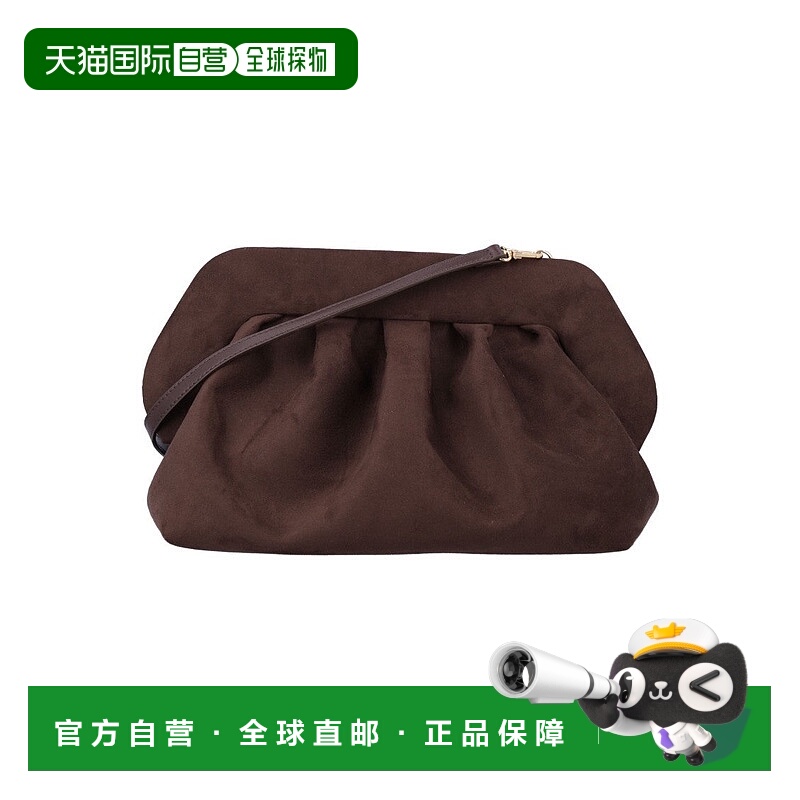 自营themoireBios Clutch Eco Suede - black 美国奥莱直发