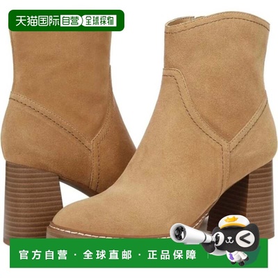 自营Naturalizer Orlean Boots Womens Golden Caramel Suede Blo