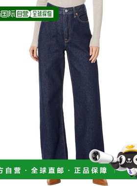 自营Women's Levi's Ribcage Jeans Blue Denim Cotton Preppy Wi