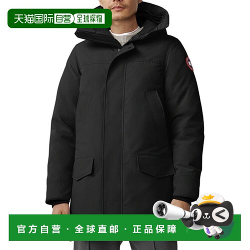 自营canada goose加拿大鹅兰福德派克大衣-黑色 美国奥莱直发