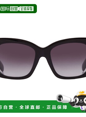 自营Burberry Grey Gradient Butterfly Ladies Sunglasses BE441