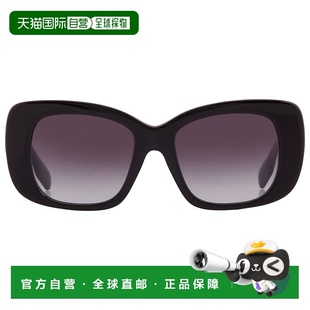 自营Burberry Grey Gradient Butterfly Ladies Sunglasses BE441