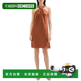 自营Theory Twist Dress Midi - brown 美国奥莱直发