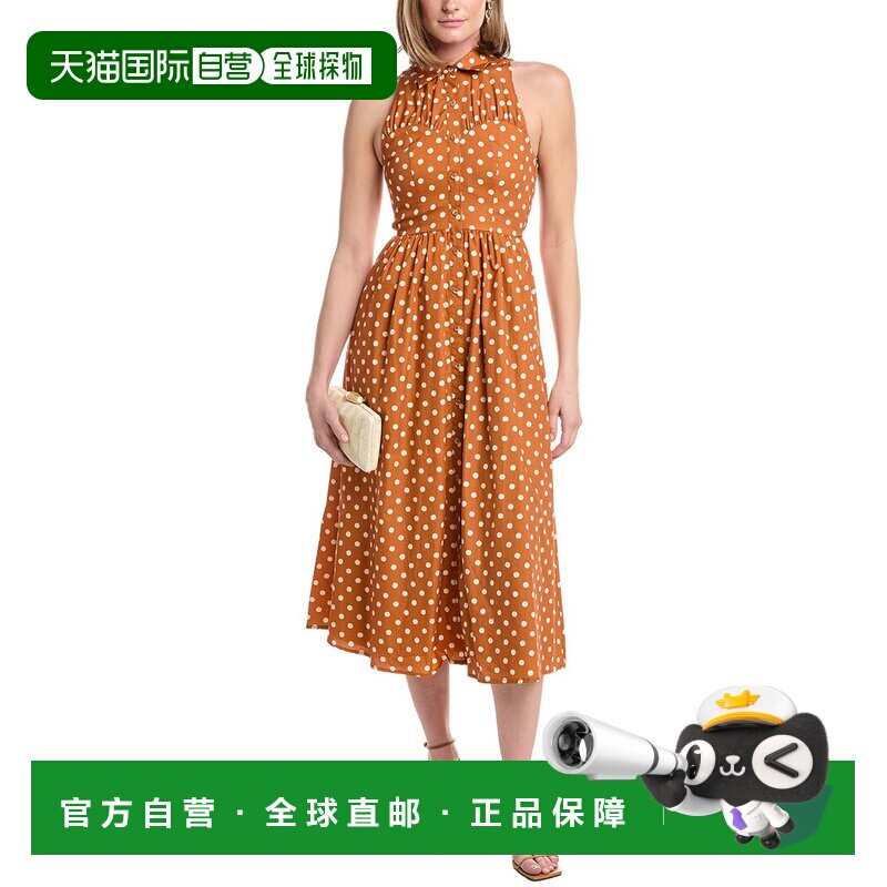 自营Hutch Vivian Dress - Brown 连衣裙美国直发奥莱