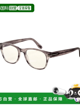 自营 Tom Ford男式52mm灰色眼镜FT5898-B-020-52-灰色 美国奥莱直