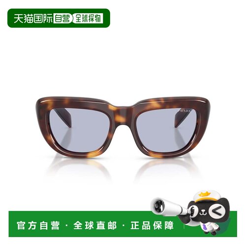 自营prada0pr D07s Oversized Cat-Eye Sunglasses - white 美国