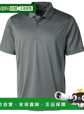 自营 cutter & buckCutter&Buck Prospect纹理弹力男式Polo衫-元