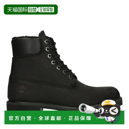 自营timberland黑色皮革软垫领靴-黑色 美国奥莱直发添柏岚