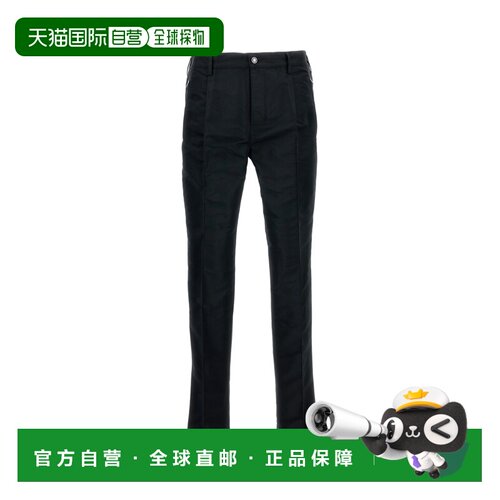 自营givenchy带拉链口袋和压花徽标的慢跑裤-黑色 美国奥莱直发