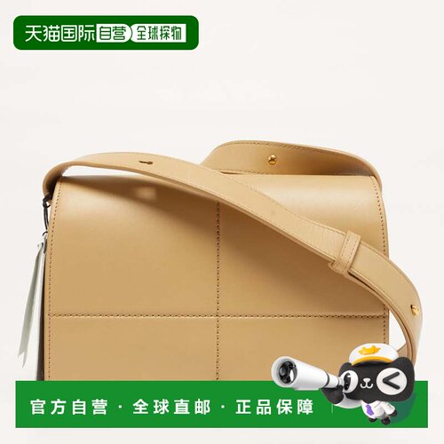 自营Burberry Snip Sand Beige Leather Shoulder Bag - beige 美