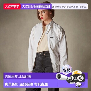 自营members onlyWomen's Classic Iconic Racer Jacket (Slim Fi