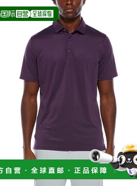 自营Ben Sherman Solid Air Pique Sports Fit polo衫-紫色 美国