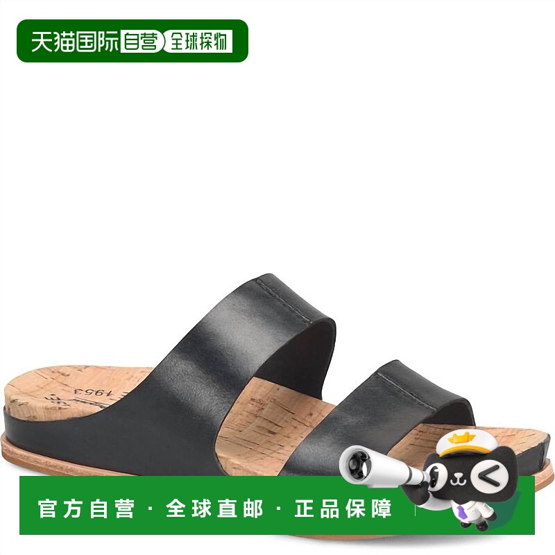 自营kork-easeWomen's Tutsi Dual Band Flip Flops In Black Ner