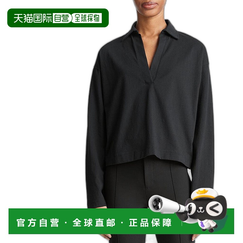 【美国直邮】Vince|棉质长袖 V 领上衣女装