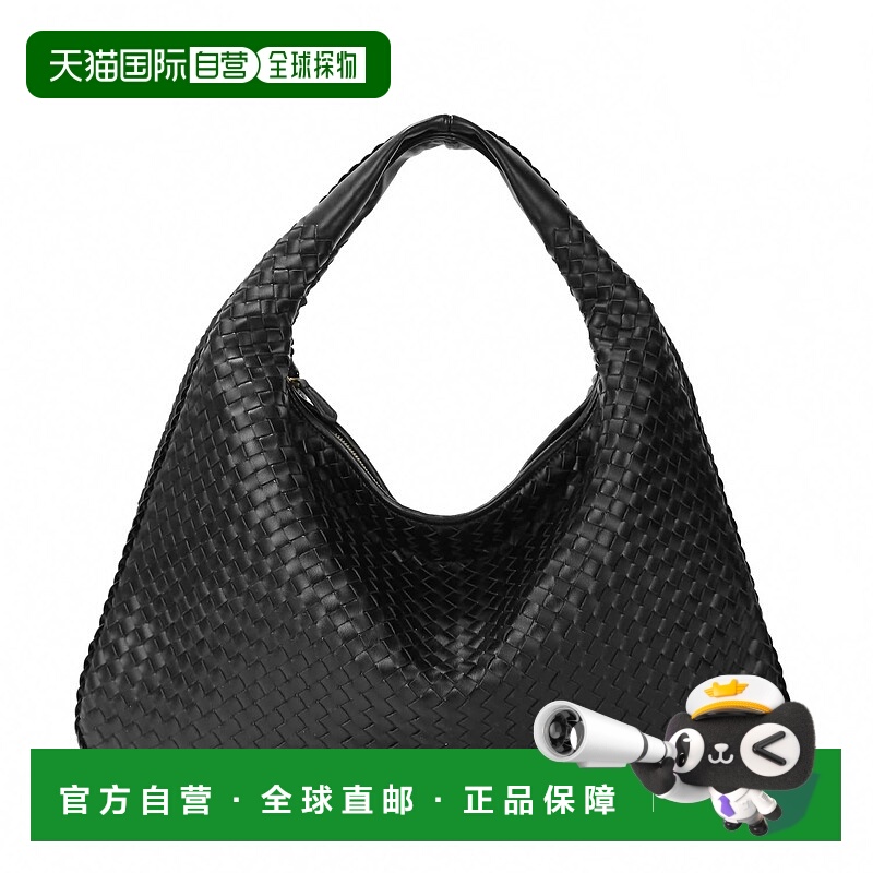 自营urban expressions黑色大编织荷包 美国奥莱直发