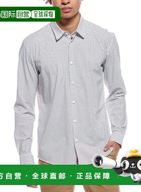 自营Hugo Boss Roan Kent Print Shirt - white 美国奥莱直发