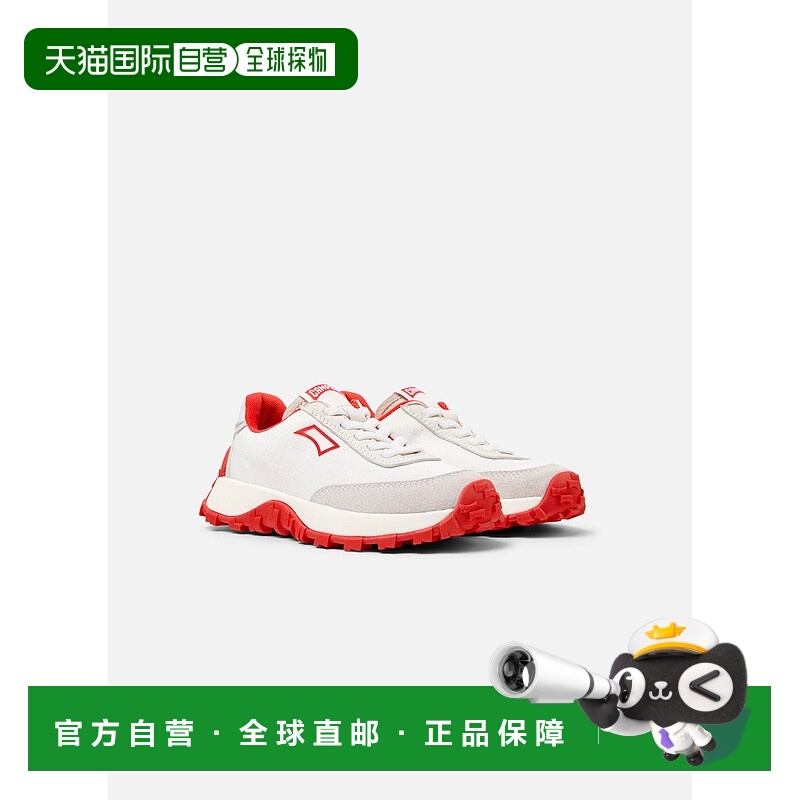 自营Camper Drift Trail男女皆宜男孩运动鞋-白色/红色 美国奥莱