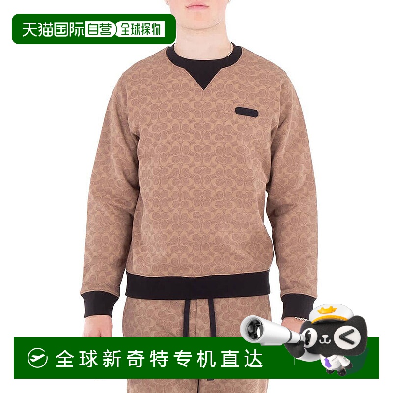 1h可退 【美国直邮】coach 男士 帽衫运动夹克衫连帽