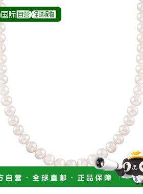 自营Ross-Simons 8-9mm Cultured Pearl Necklace With 14kt Yell