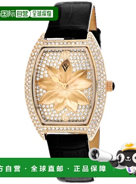 自营Christian Van Sant Women's Lotus Rose Gold Dial Watch -
