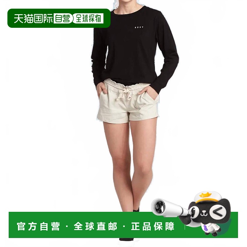 自营roxyWomen’S Oceanside Pull-On Short In Stone Solid - st