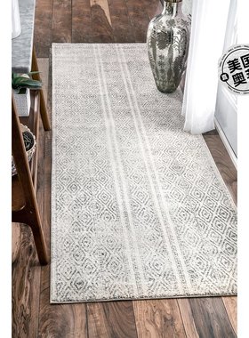 nuLOOM Sarina Diamonds Area Rug - gray 【美国奥莱】直发