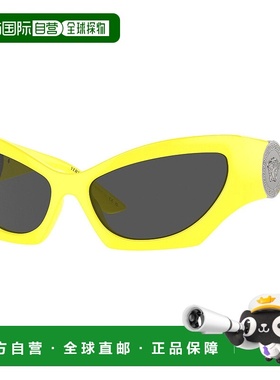 自营 versace/范思哲 女士60毫米太阳镜墨镜 黄色 美国奥莱直发