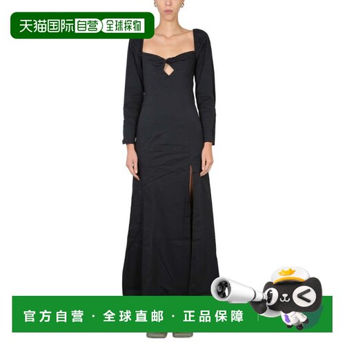 自营staudJosephine Dress - black 美国奥莱直发连衣裙长裙