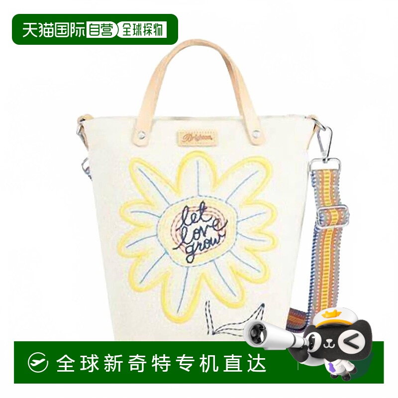 自营 brighton象牙色女式阳光雏菊斜挎包 【美国奥莱】直发