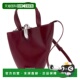 Burgundy 自营Le red Jacquemus Leather Petit Bambola
