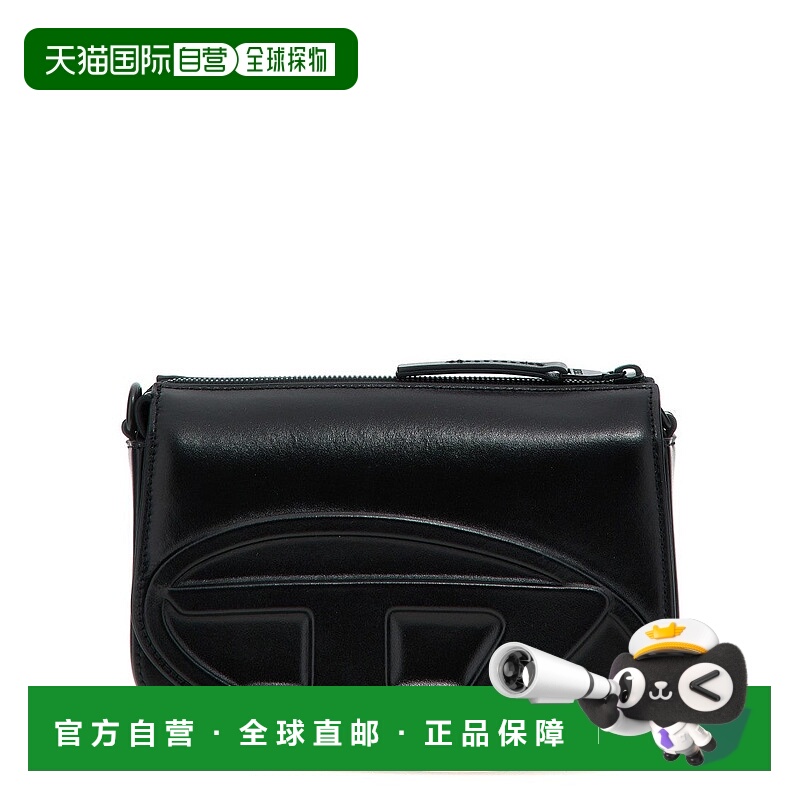 自营diesel'1Dr Camera Bag' Crossbody Bag - black 美国奥莱直